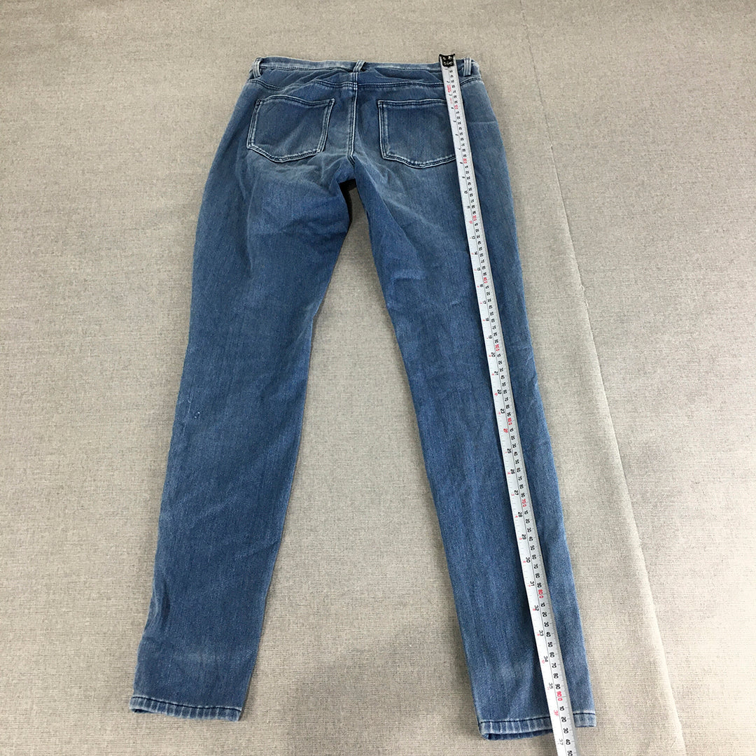 Uniqlo Womens Skinny Jeans Size S Blue Stretch Denim Light Wash