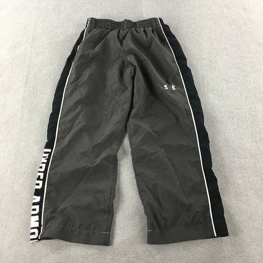 Under Armour Kids Boys Jogger Pants Size Youth M Grey Elastic Waist Tracksuit