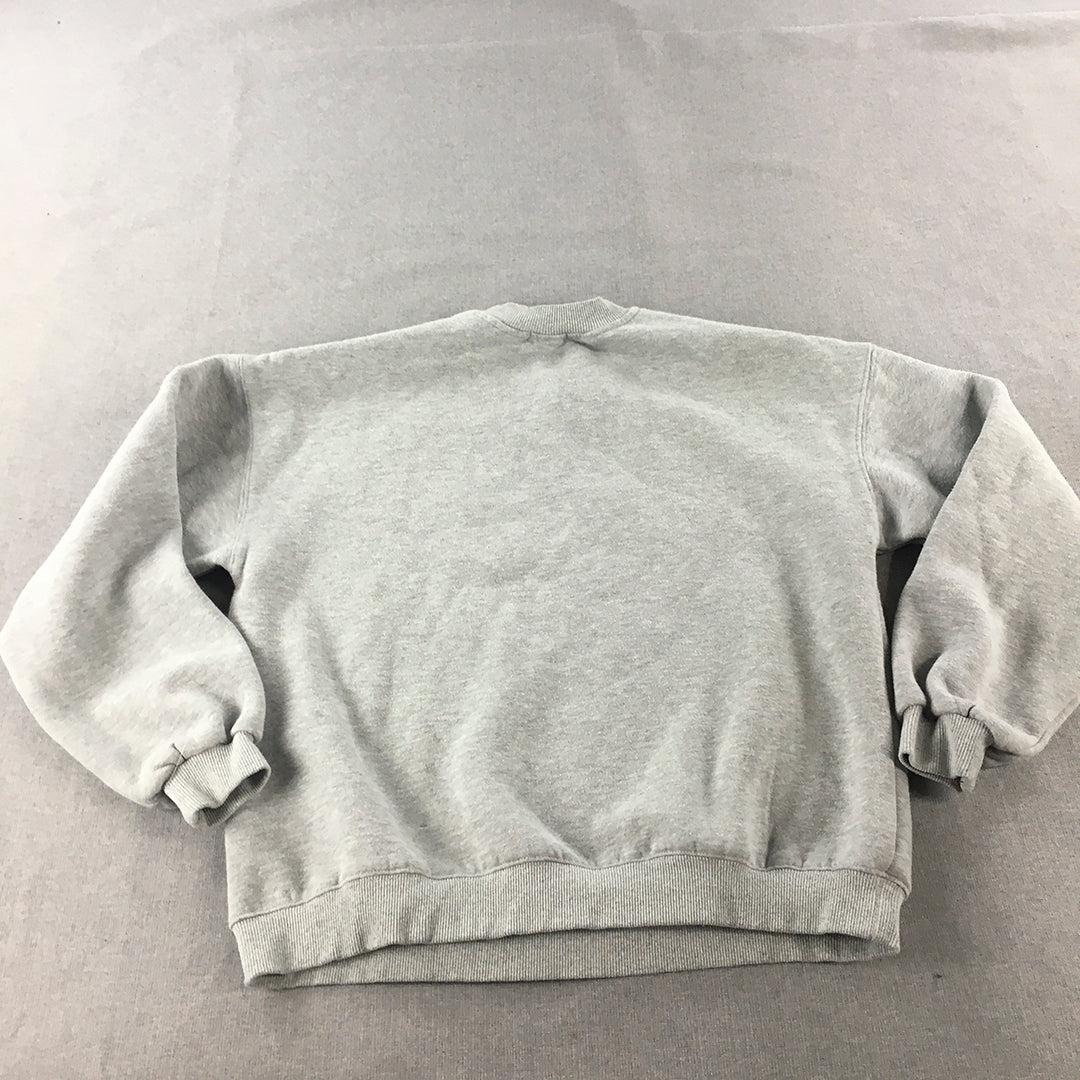 Valleygirl Womens Sweater Size S Grey Crew Neck Pullover Jumper