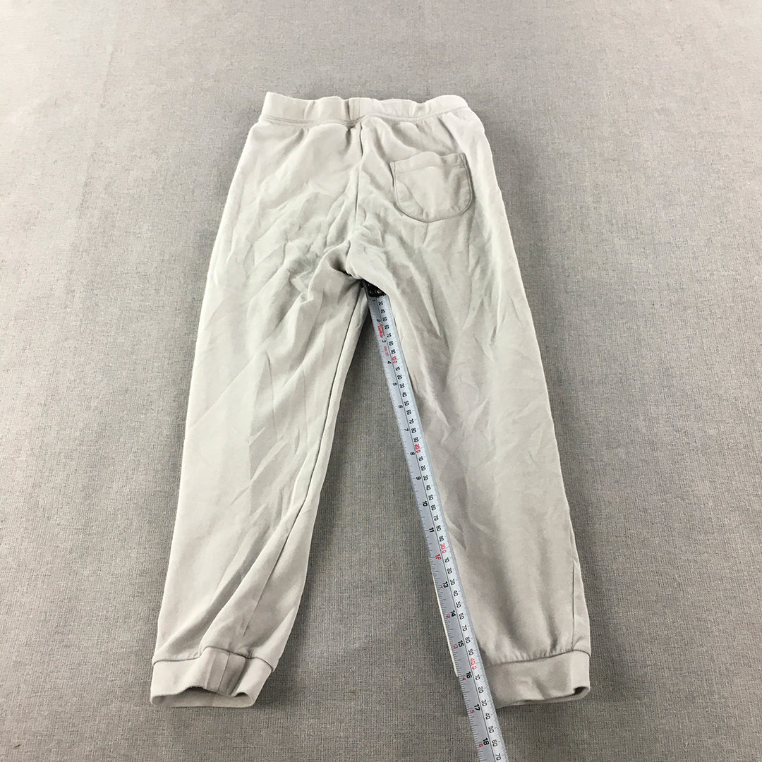 Uniqlo AIRism Kids Jogger Pants Size 6 - 7 Years Grey Elastic Waist Tracksuit