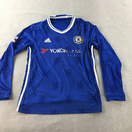 Chelsea FC 2016 - 2017 Home Kit Kids Boys Size 13 - 14 Years Adidas Jersey Shirt