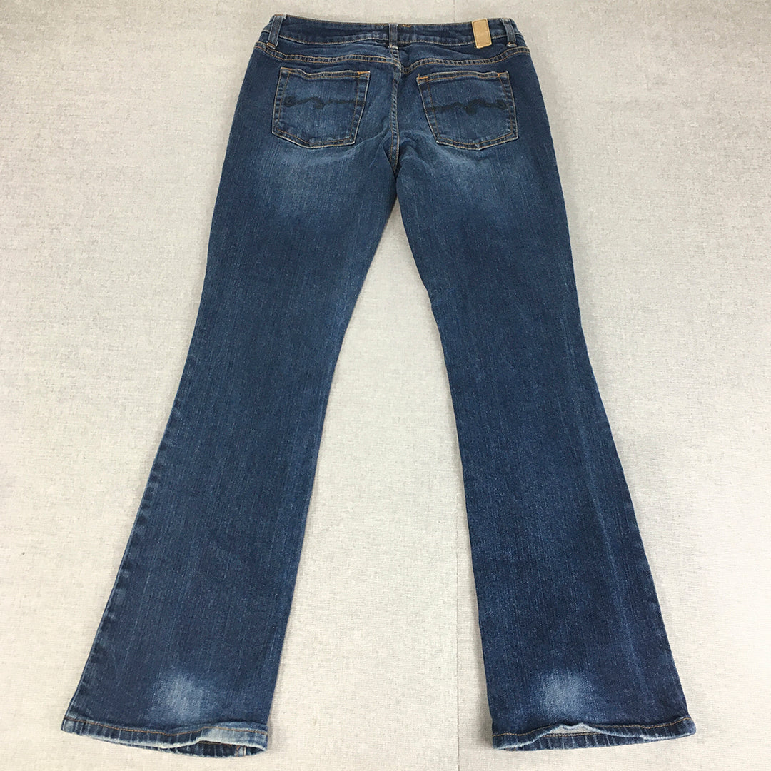 American Rag Cei Womens Bootcut Jeans Size 7R (W28 x L30) Blue Dark Wash