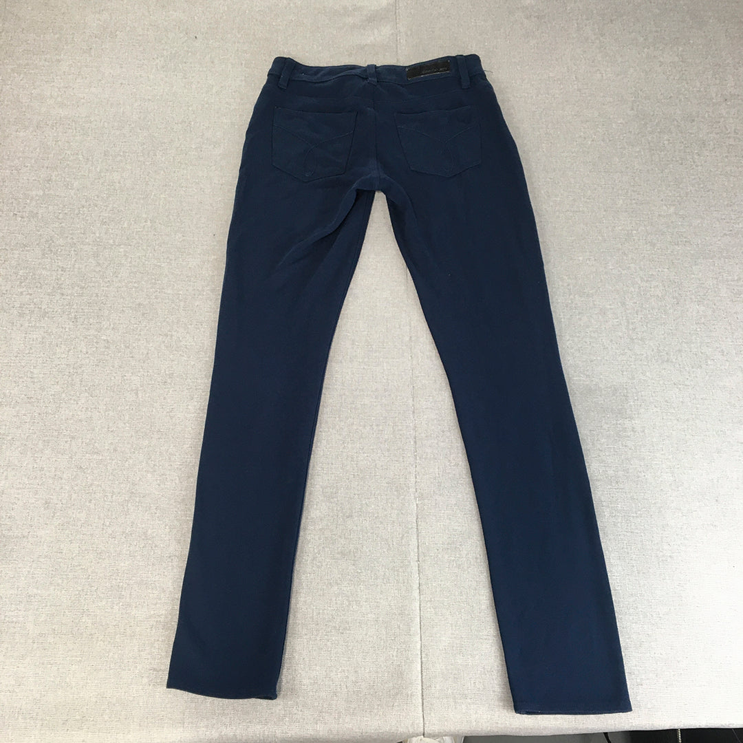 Calvin Klein Jeans Womens Size 4 Blue Skinny Stretch Denim