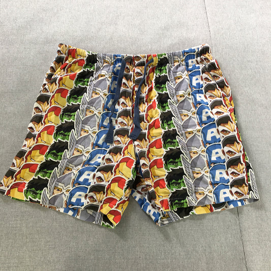 Peter Alexander x Marvel Mens Sleep Shorts Size S Iron Man Hulk Avengers