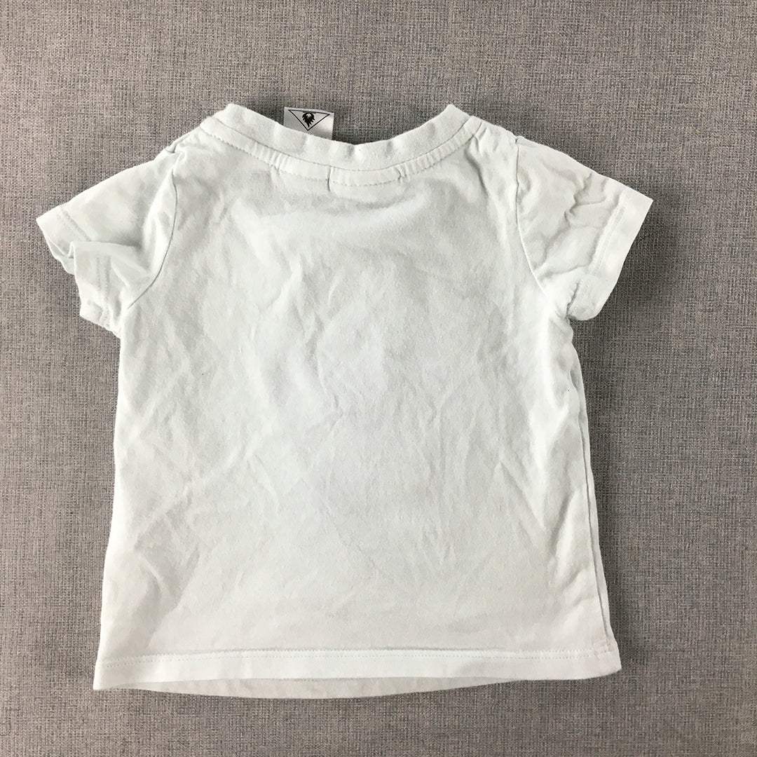 Peter Alexander Baby Pajama Top Size 0 (6 - 12 Months) White Sleep Shirt