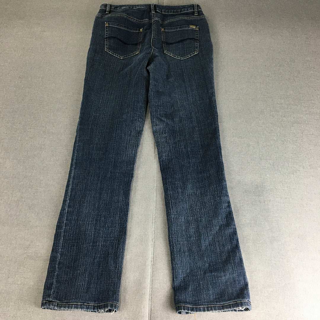 David Lawrence Womens Jeans Size 9 (W28 x L30) Blue Skinny Dark Wash Denim