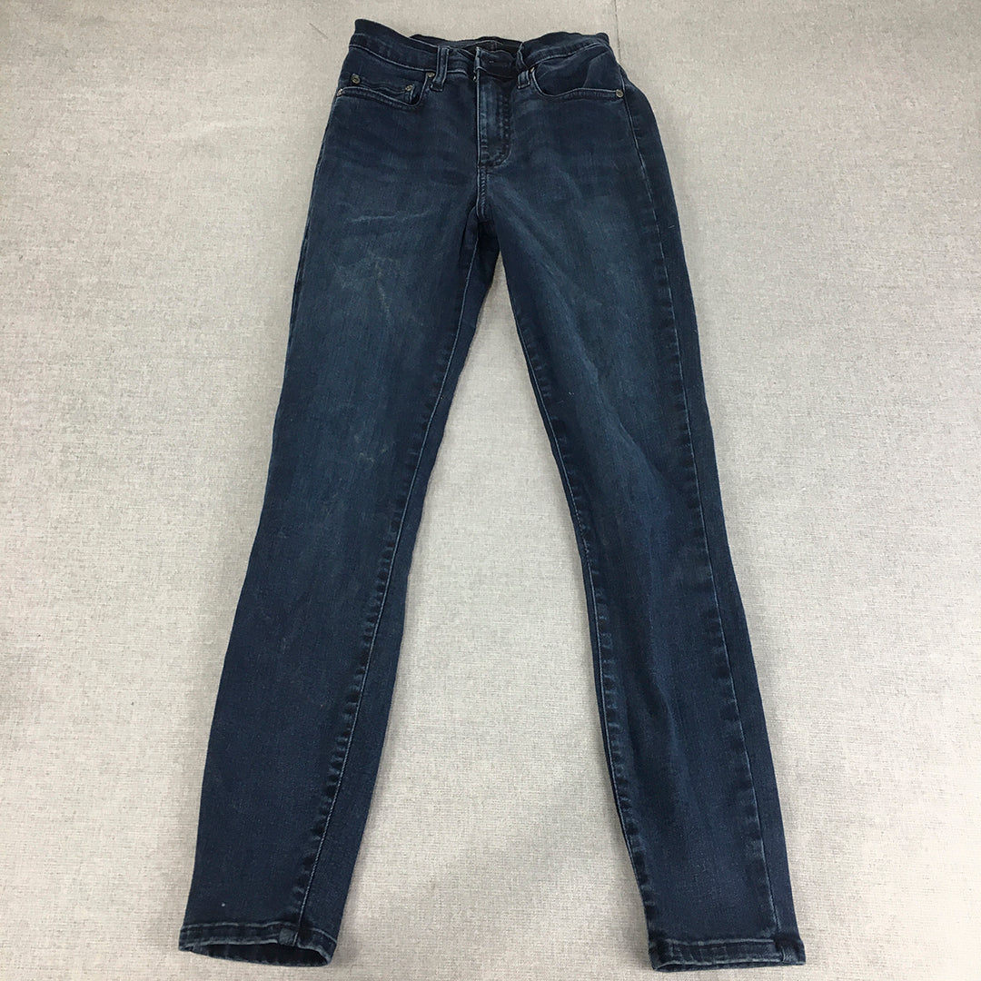 Nobody Denim Womens Skinny Jeans Size 27 Blue Dark Wash