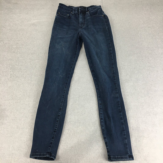 Nobody Denim Womens Skinny Jeans Size 27 Blue Dark Wash