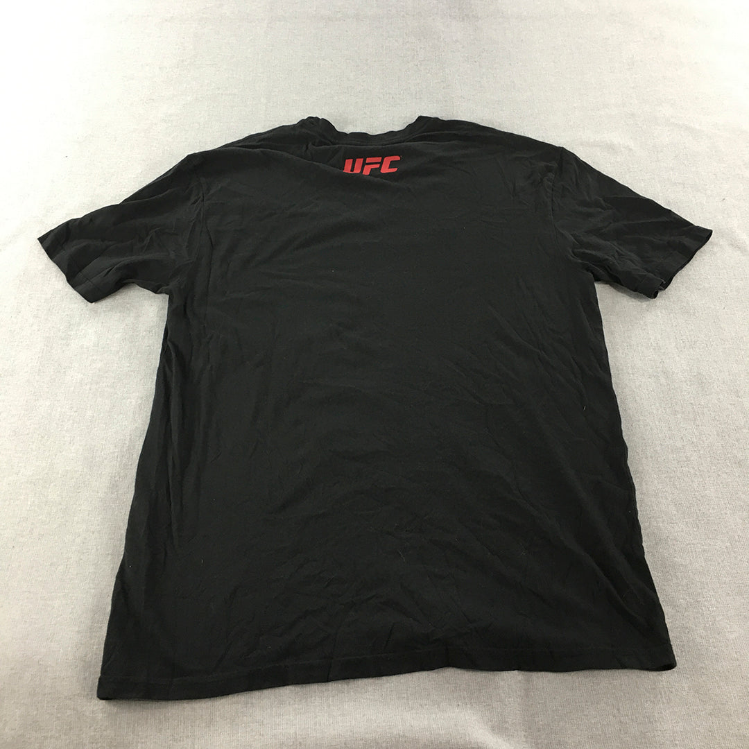 UFC Mens T-Shirt Size XL Black Logo Ultimate Fighting Championship Licensed