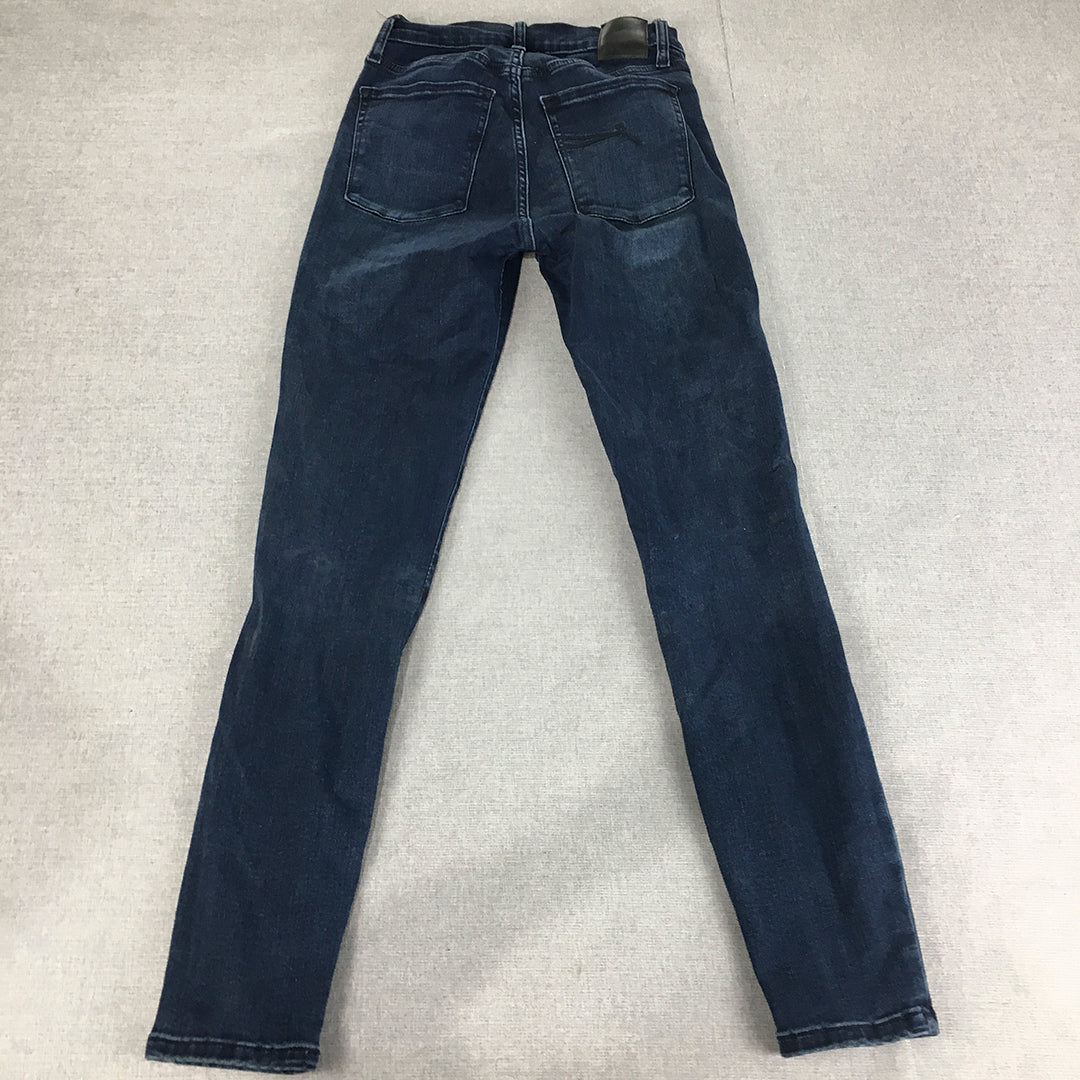 Nobody Denim Womens Skinny Jeans Size 27 Blue Dark Wash