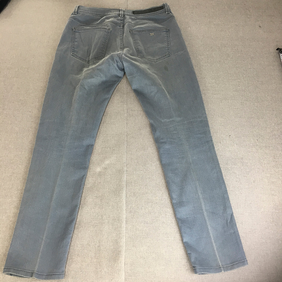 Zara Man Skinny Jeans Size 32 Blue Light Wash Denim