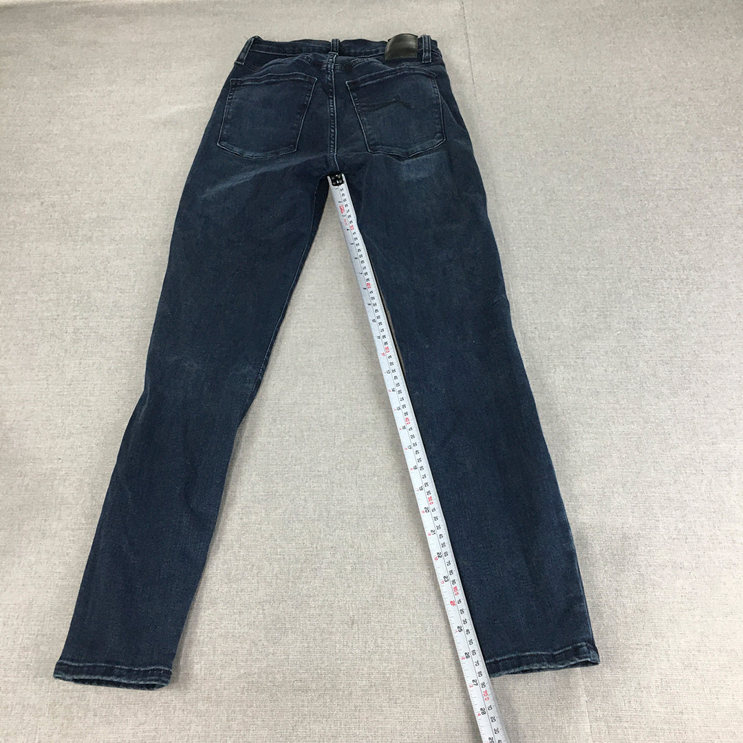 Nobody Denim Womens Skinny Jeans Size 27 Blue Dark Wash