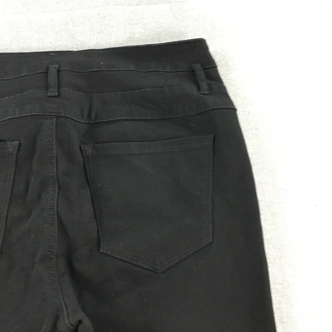 Refuge Womens Skinny Jeans Size 10 Black Stretch Denim