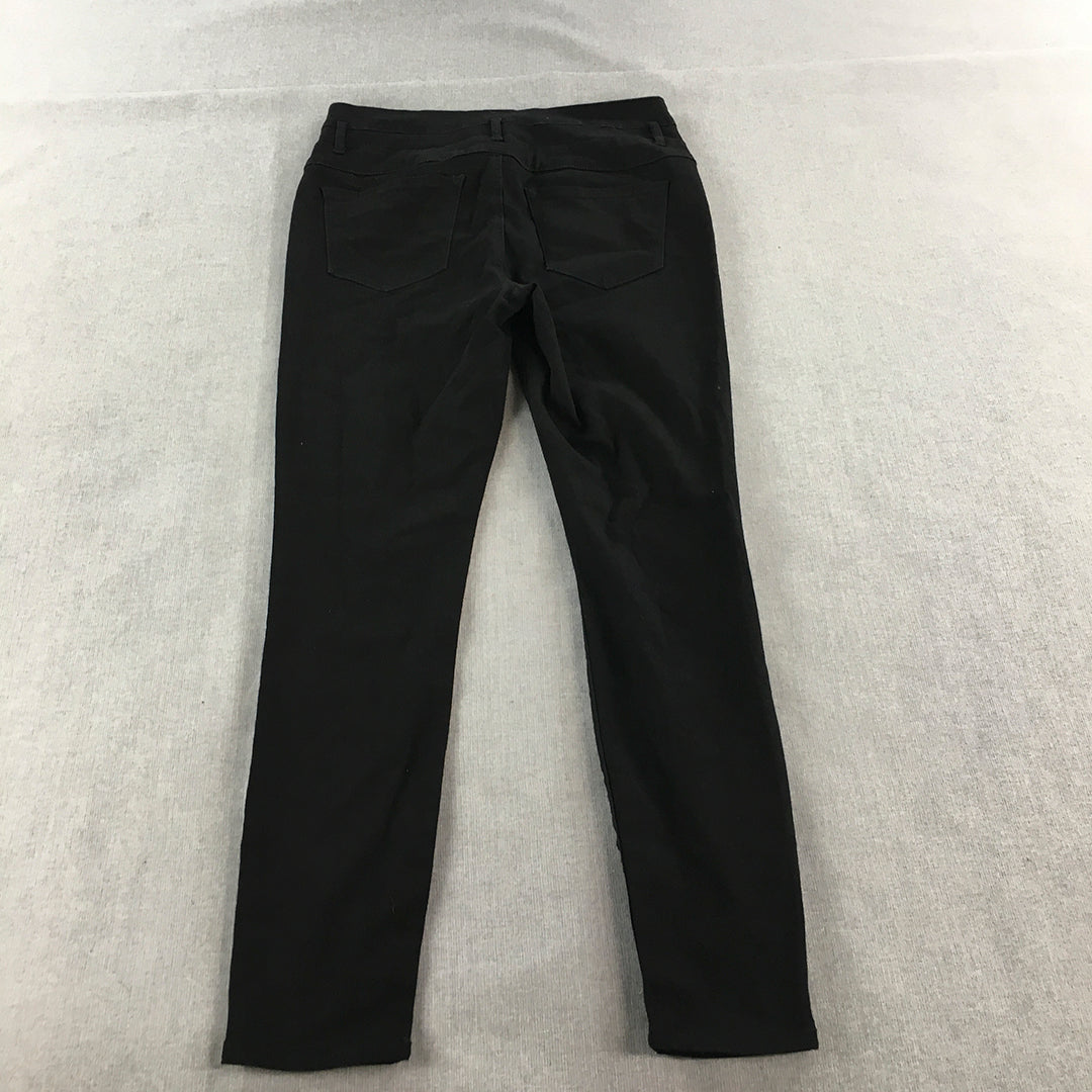 Refuge Womens Skinny Jeans Size 10 Black Stretch Denim