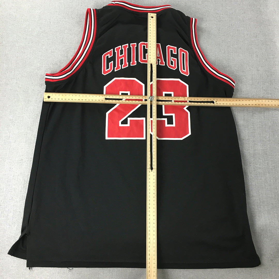 Michael Jordan Chicago Bulls Jersey Mens Size 3XL Black NBA Basketball 23