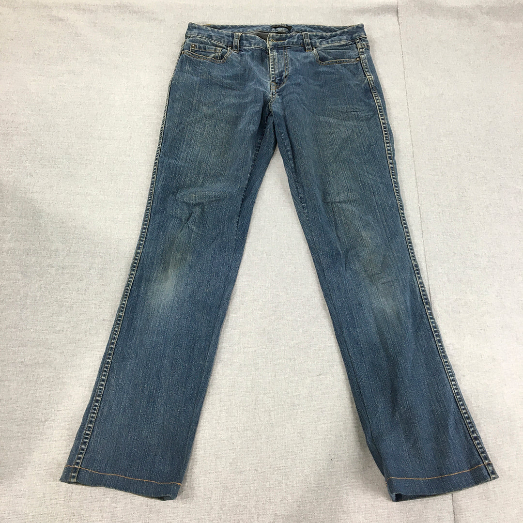 Vintage Jacob Womens Jeans Size 5 / 6 (W29 x L27) Blue Slim Straight Denim Y2K