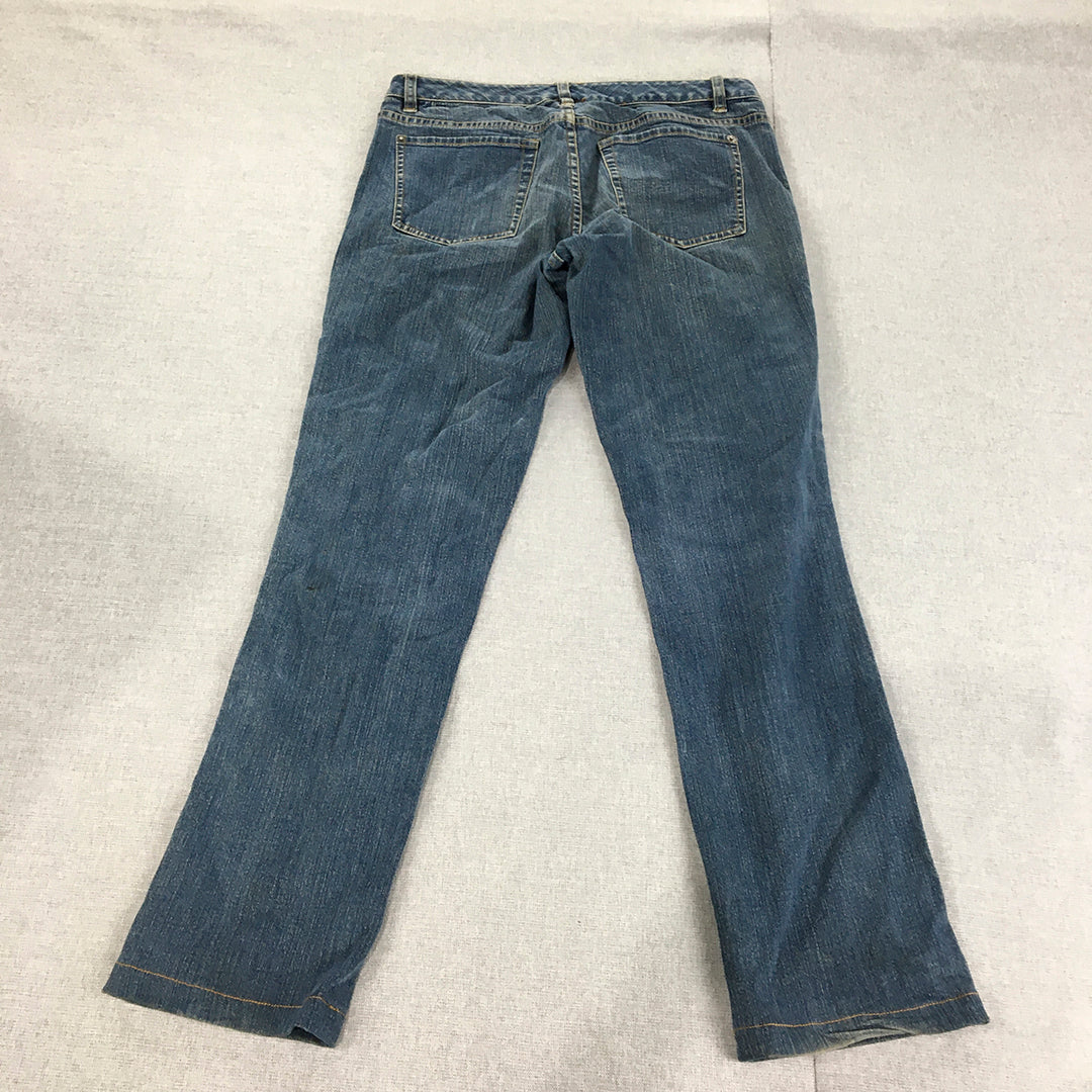 Vintage Jacob Womens Jeans Size 5 / 6 (W29 x L27) Blue Slim Straight Denim Y2K