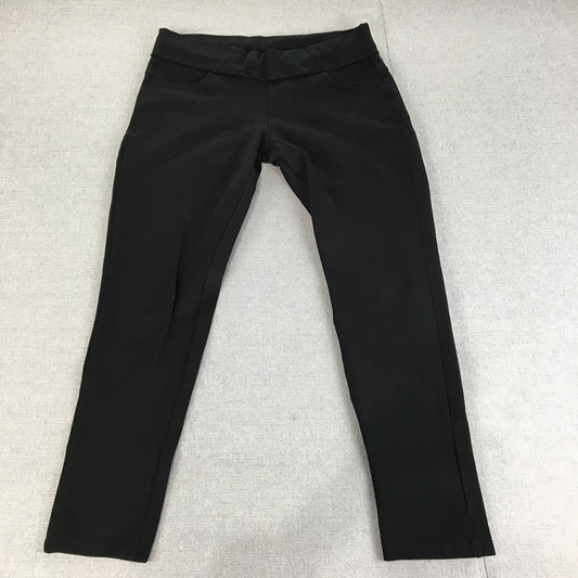 Elomelo Womens Legging Jeans Size 34 Black Stretch Denim