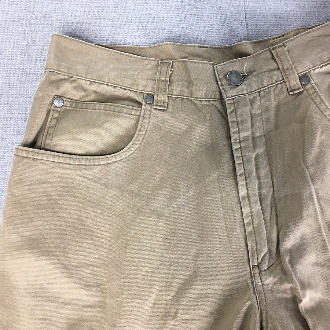 Colorado Mens Pants Size 32 (W32 x L32) Brown Straight Leg Chino