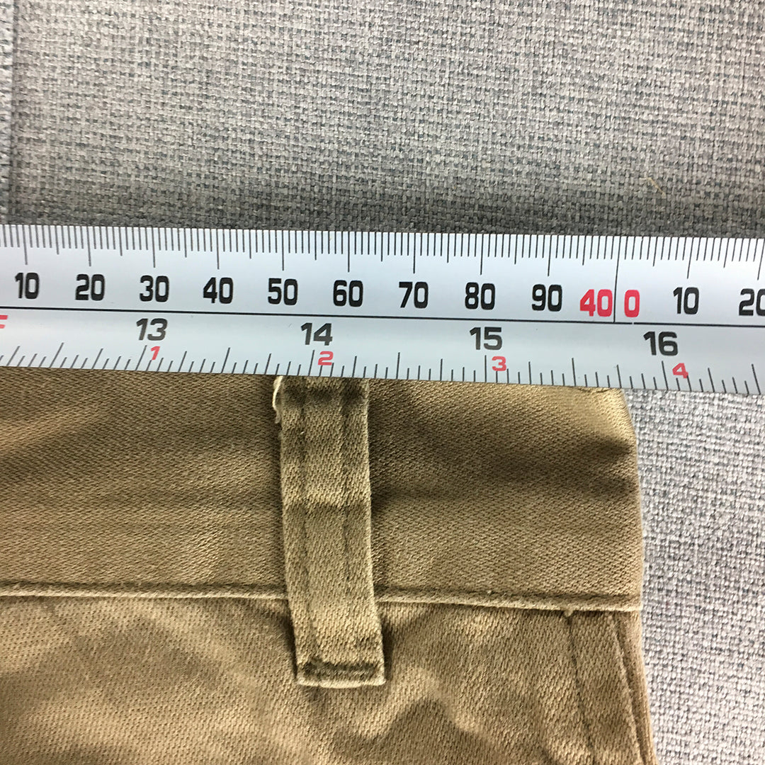 Colorado Mens Pants Size 32 (W32 x L32) Brown Straight Leg Chino