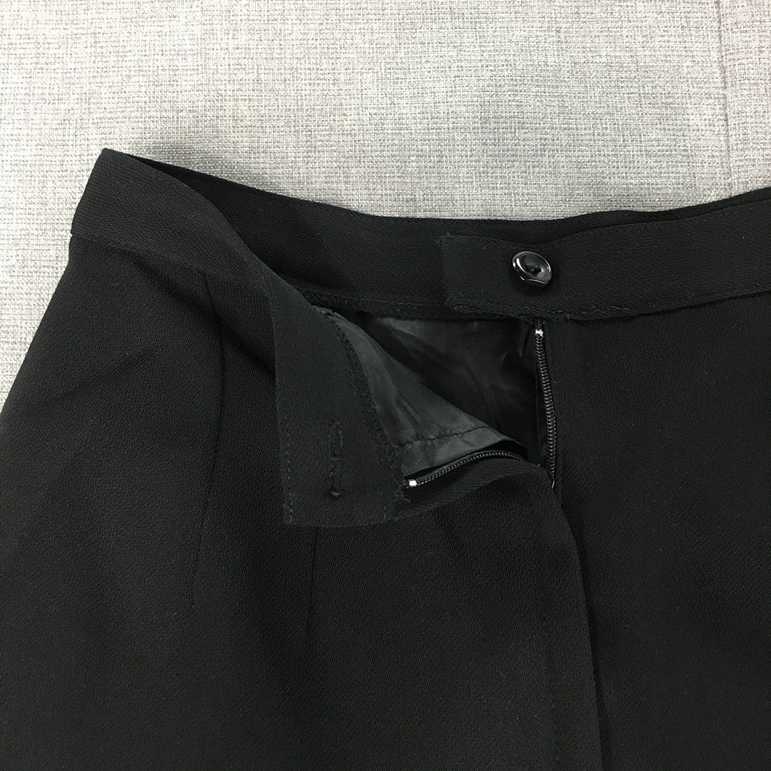 Joi Womens Maxi Pencil Skirt Size 10 Black Slit