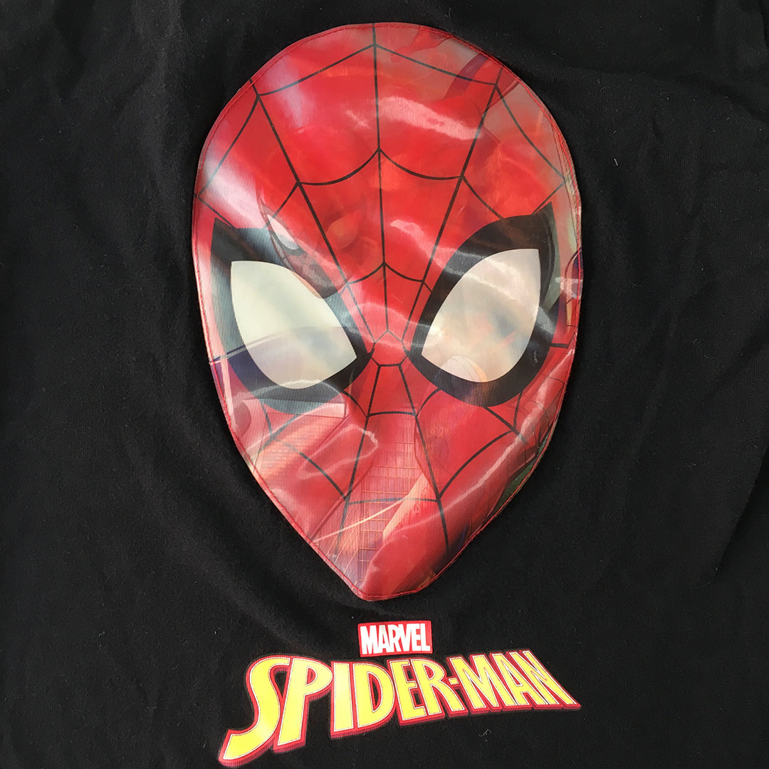 Marvel Spider-Man Kids Boys T-Shirt Size 5 Black Short Sleeve Top