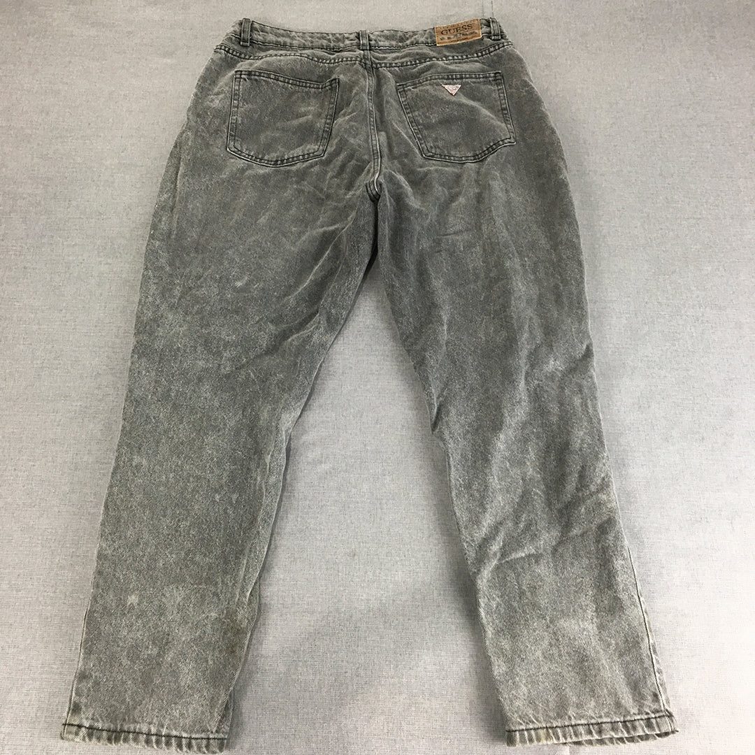 Guess Jeans Womens Size 14 (W32) Grey Light Wash Skinny Denim