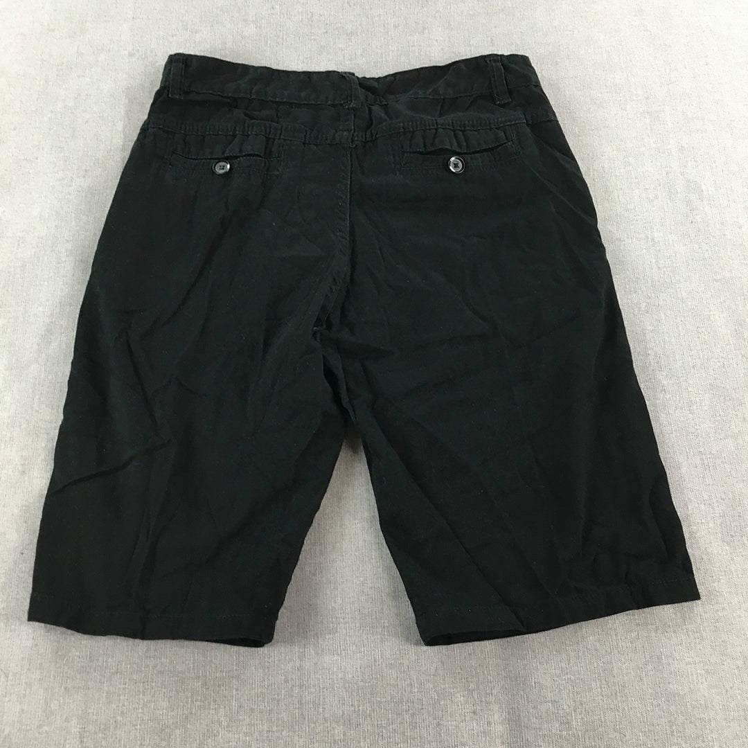 Diesel Mens Chino Shorts Size 32 Black Pockets