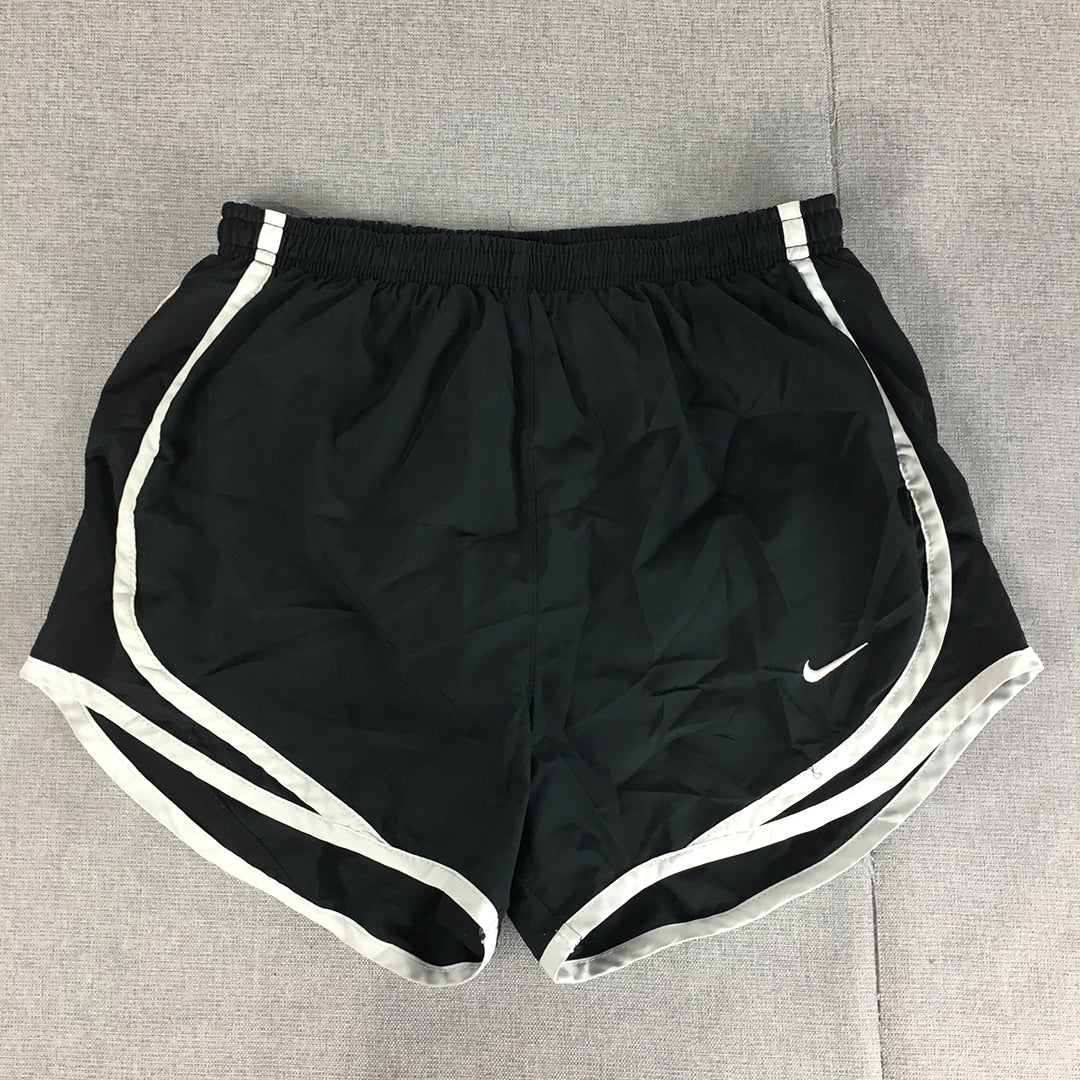 Nike Womens Shorts Size XS Black Logo Elastic Waist