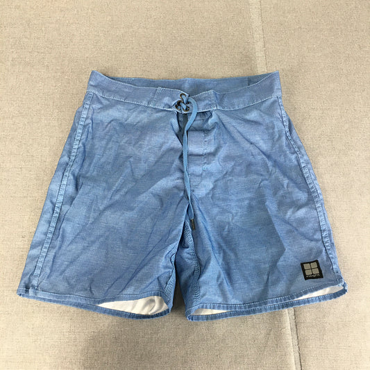 Insight Mens Board Shorts Size 32 Blue Drawstring Surf Swim Boardies