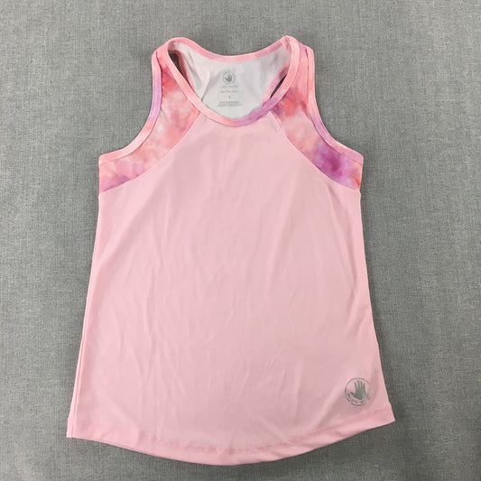 Body Glove Kids Girls Tank Top Size 8 Pink Sleeveless Singlet Shirt