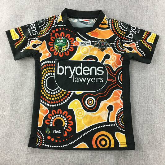 Wests Tigers Indigenous NRL Jersey Kids Boys Size 4 - 5 Years Rugby League Shirt