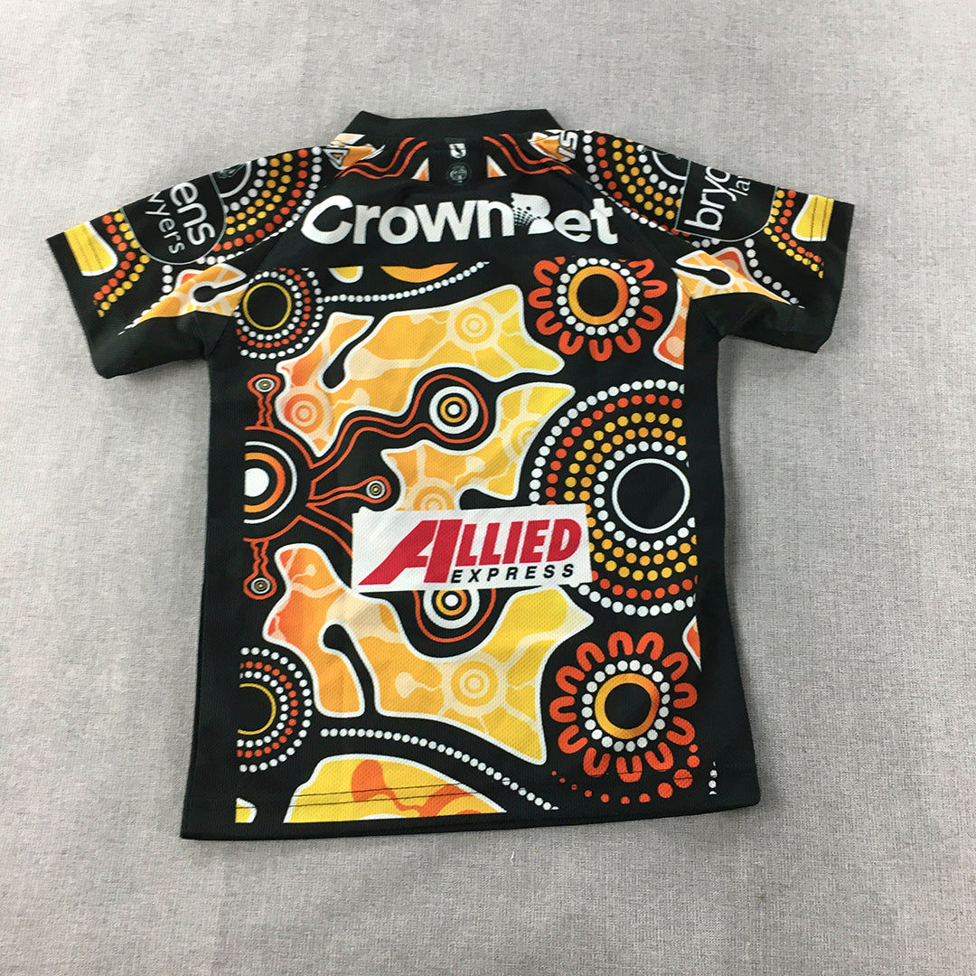 Wests Tigers Indigenous NRL Jersey Kids Boys Size 4 - 5 Years Rugby League Shirt