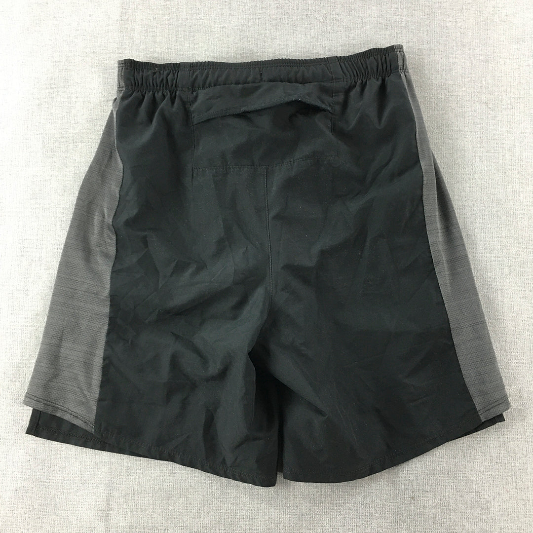 Nike Dri Fit Kids Boys Shorts Youth Size L Black Elastic Waist Pockets