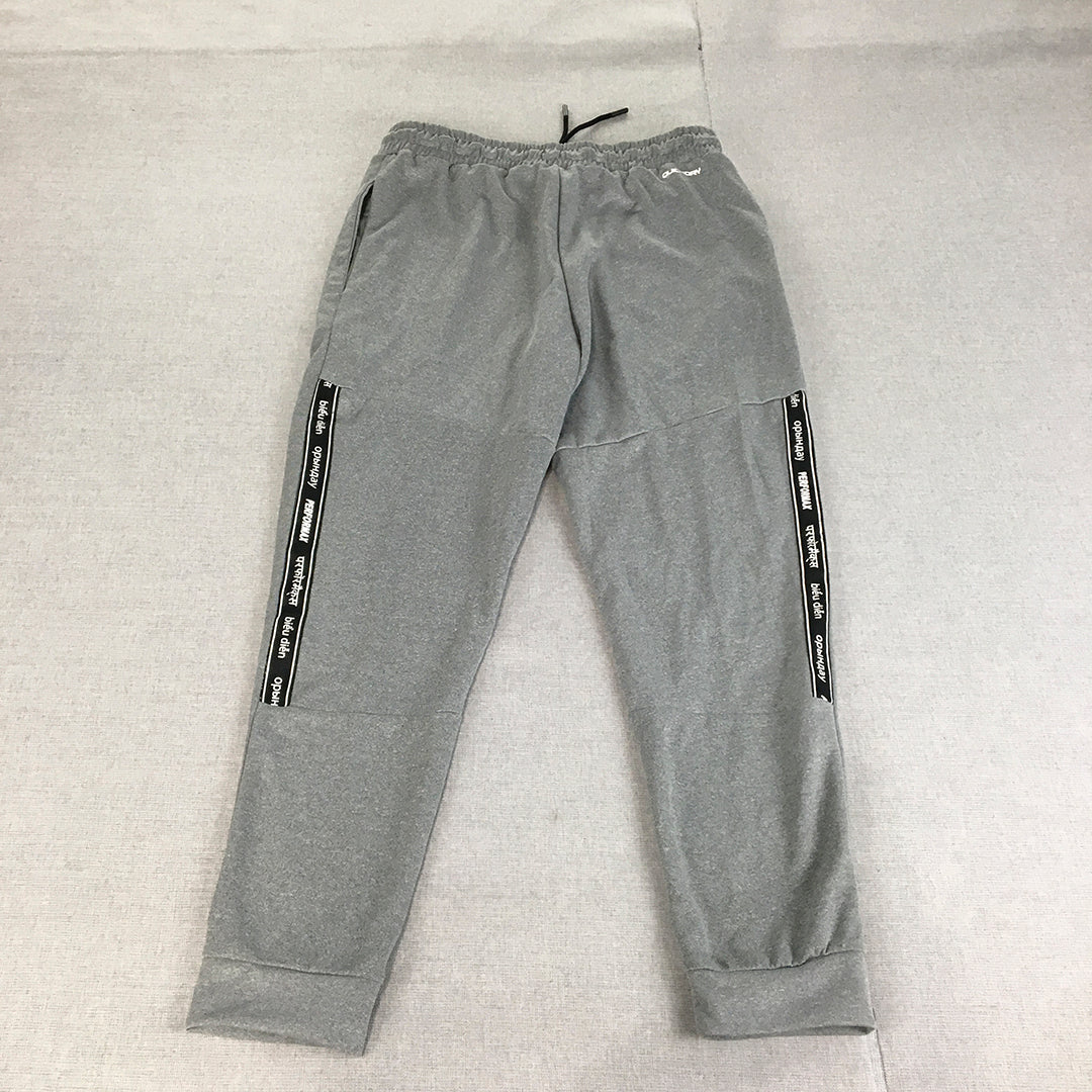 Performax Mens Tracksuit Pants Size S Grey Drawstring Jogger