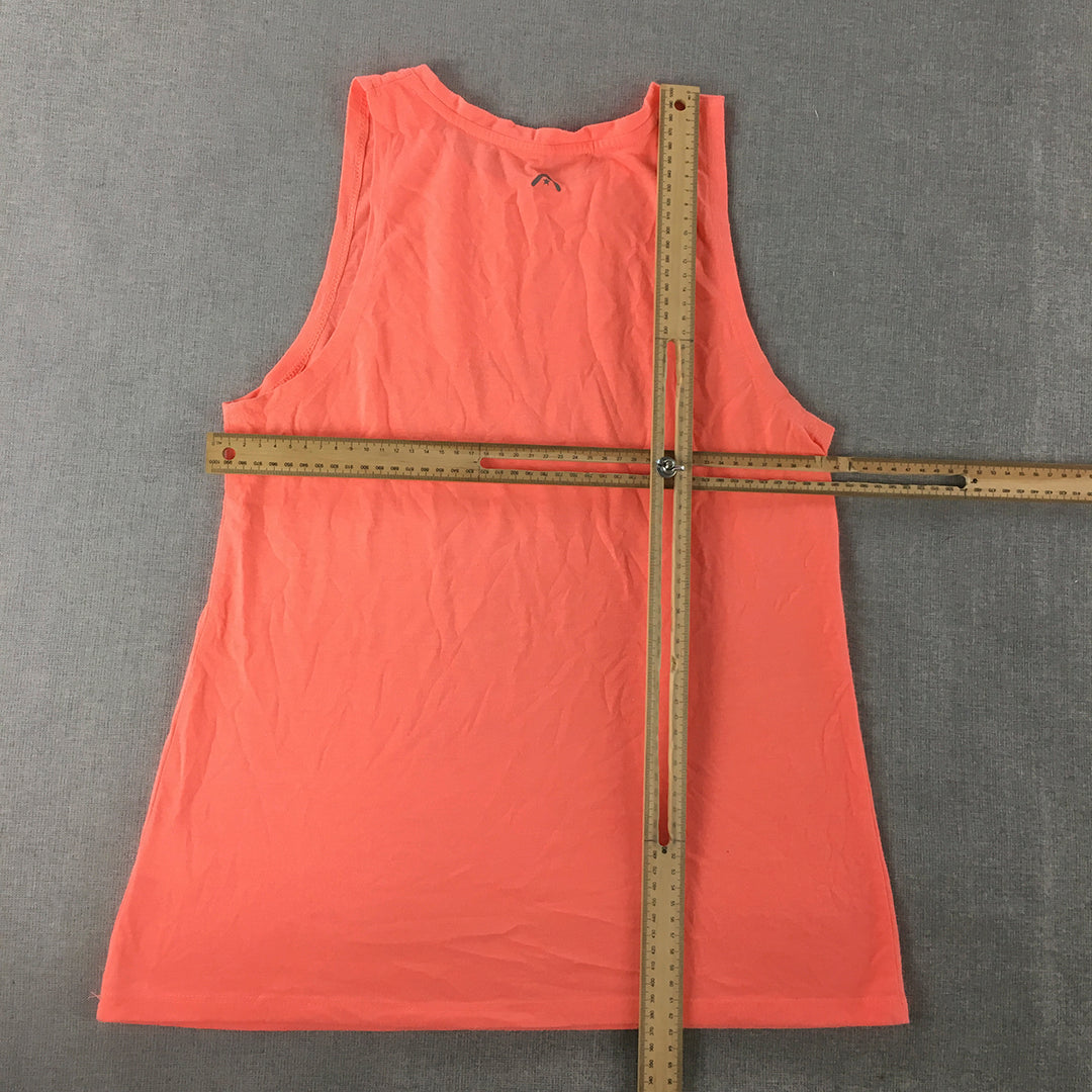 Rockwear Womens Tank Top Size 12 Coral Pink Girl Squad Sleeveless Shirt