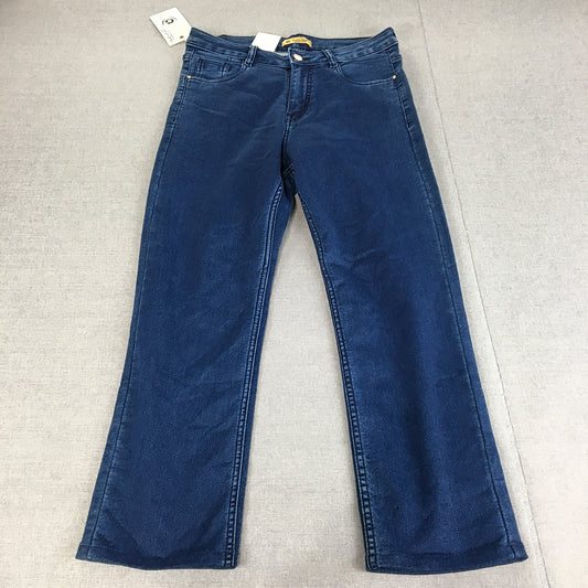 NEW God's Club Womens Jeans Size 30 Blue Straight Leg Denim