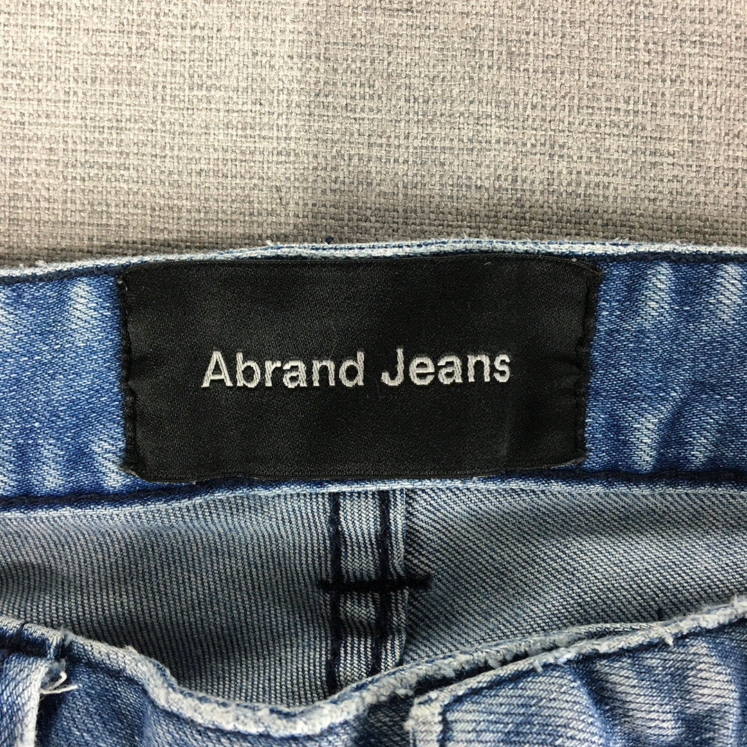 Abrand Jeans Womens Size 29 x 32 Dropped Slim Light Wash Denim Blue