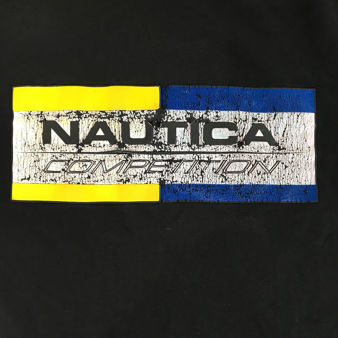 Nautica Competition Mens T-Shirt Size XL Black Logo Short Sleeve Tee