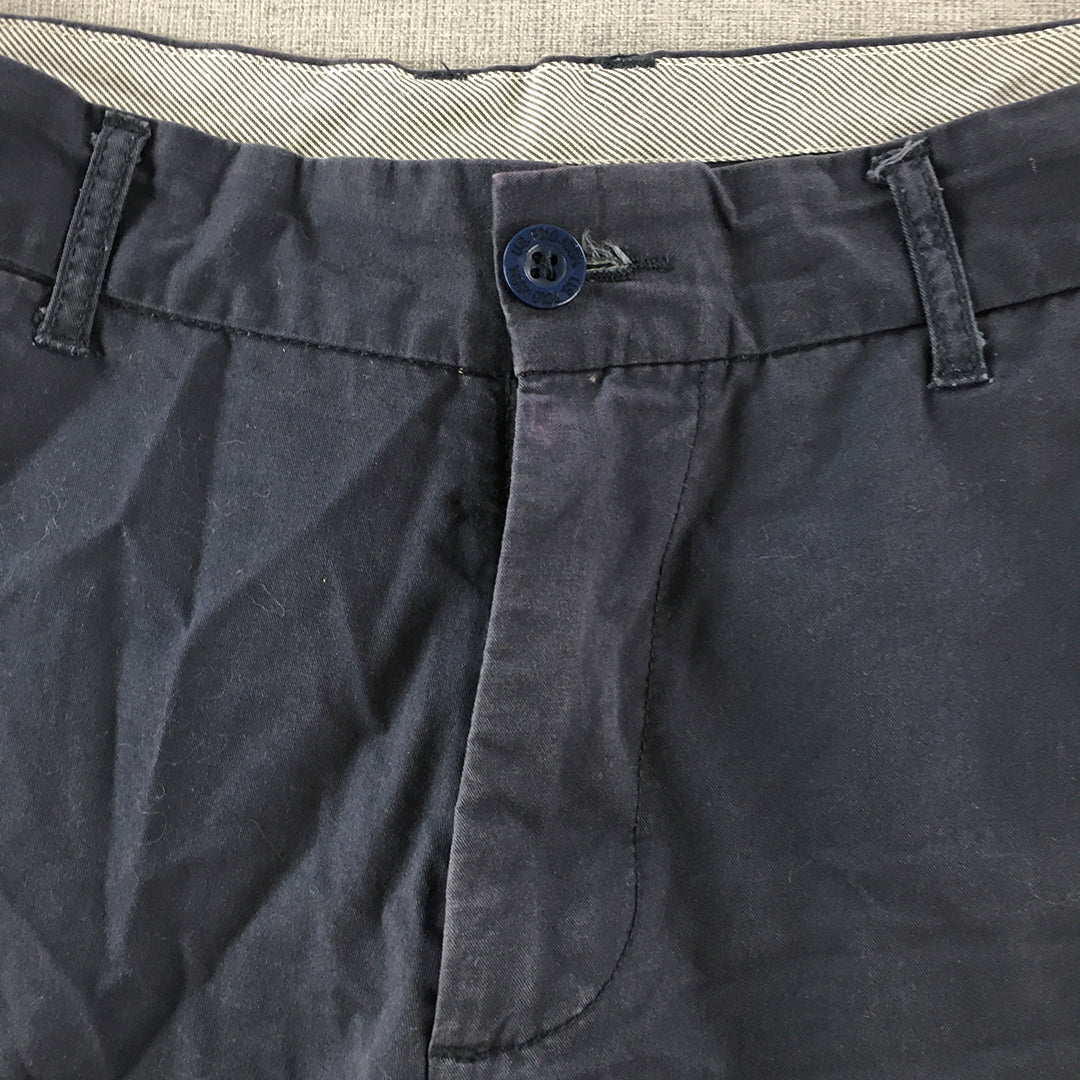 U.S. Polo Assn. Mens Chino Pants Size 30 x 31 Navy Blue Pockets