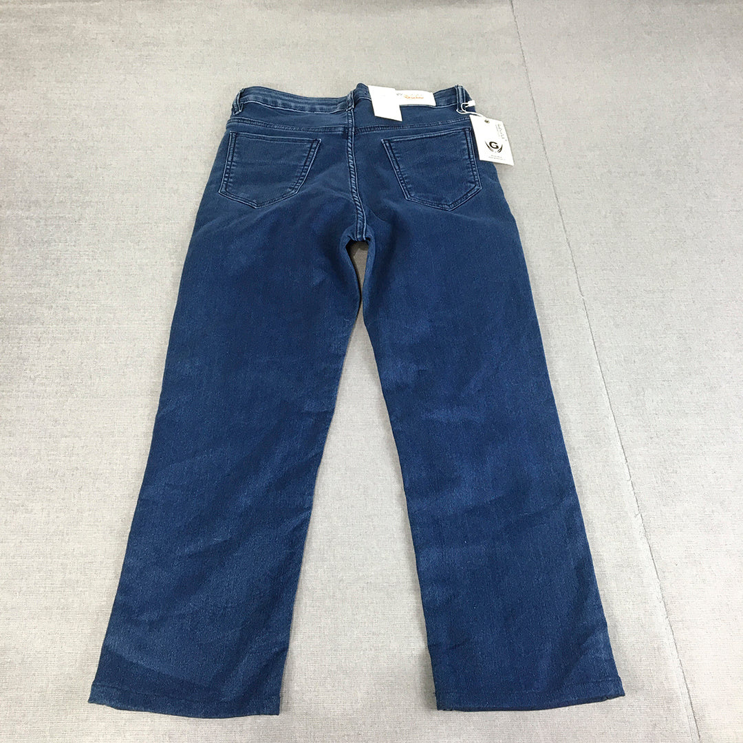 NEW God's Club Womens Jeans Size 30 Blue Straight Leg Denim