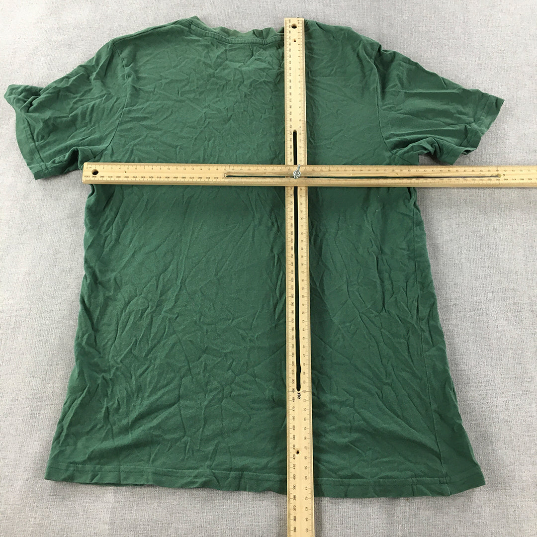 Jack & Jones Kids Boys T-Shirt Size 14 Years Green Logo Short Sleeve Top