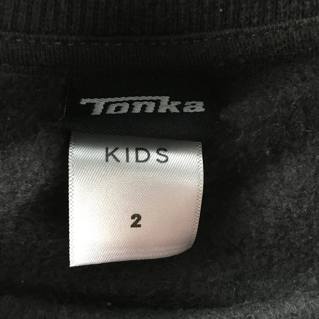 Tonka Trucks Kids Boys Sweater Suze 2 Grey Stone Wash Crew Neck Jumper