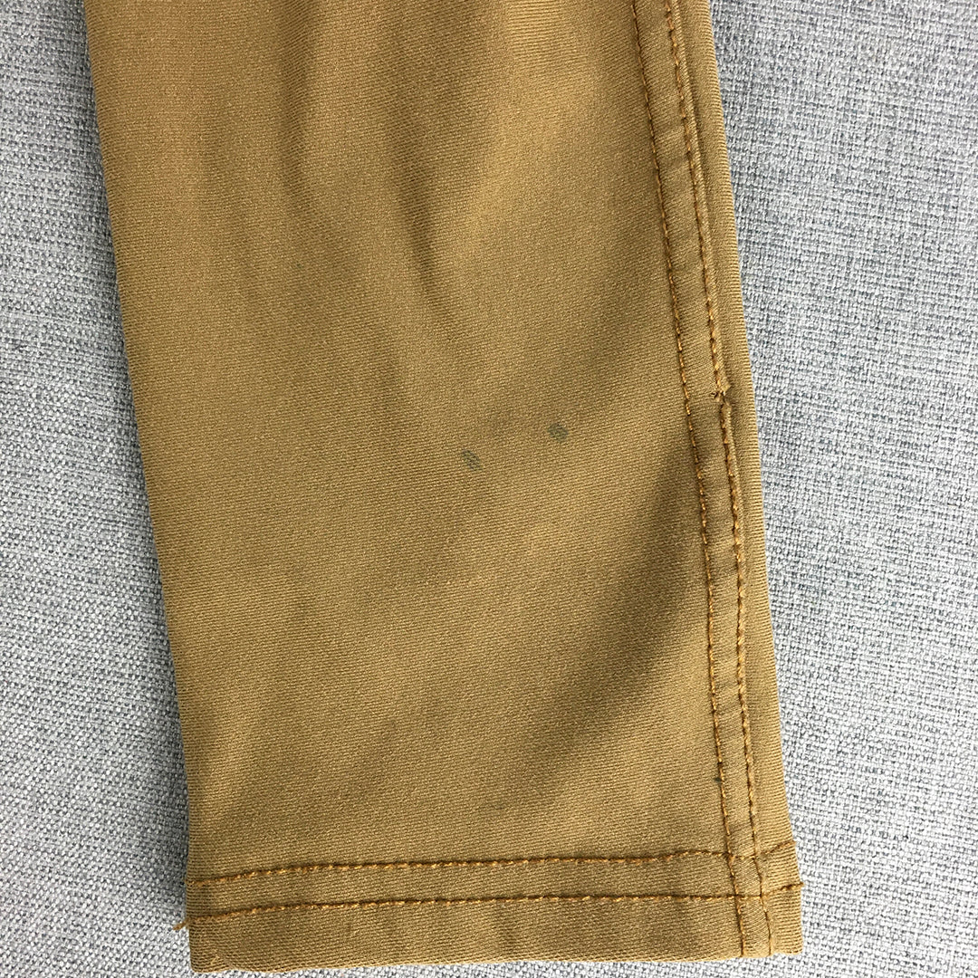 H&M Womens Legging Jeans Size XL Brown Skinny Stretch Denim