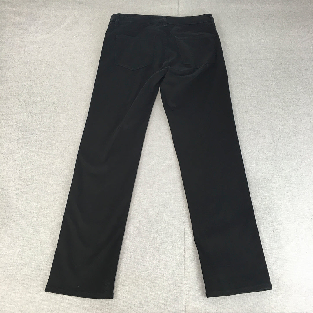 Uniqlo Skinny Jeans Size 29 (W29 x L29) Black Dark Wash Denim Stretch