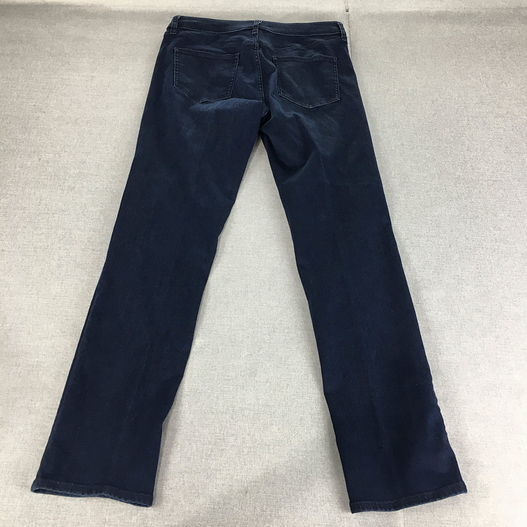 Uniqlo Womens Skinny Jeans Size 28 Blue Dark Wash Stretch Denim