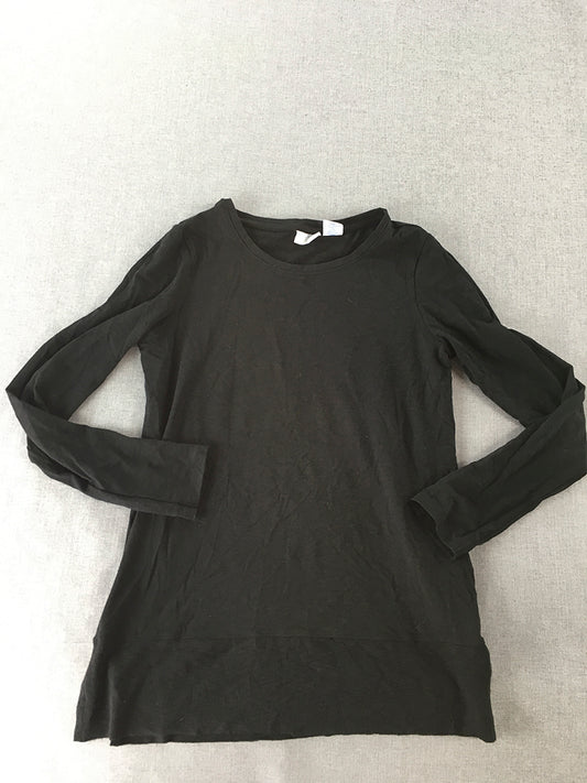 Sigrid Olsen Womens Top Size XS Black Long Sleeve Knit Pullover Stretch