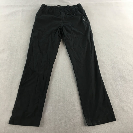 Octave Mens Jogger Pants Size M Black Drawstring Elastic Waist Pockets