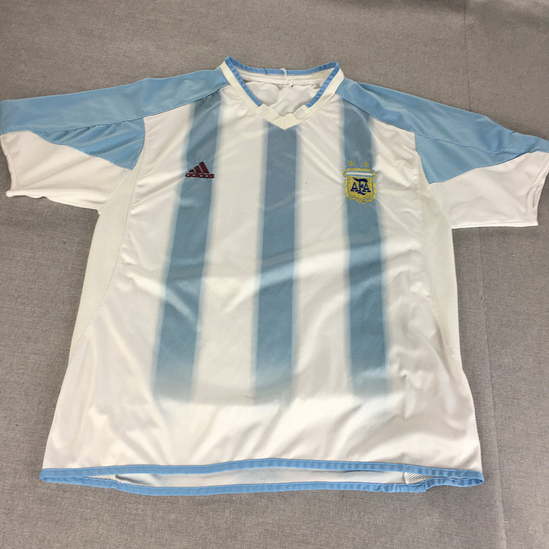 Argentina 2004 Home Kit Size M Adidas Football Jersey Shirt