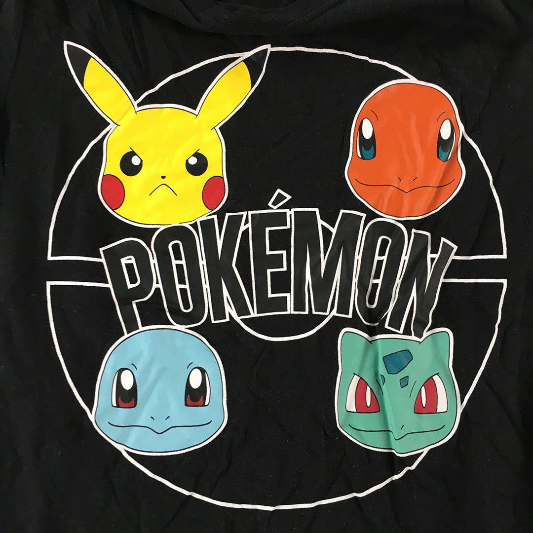 Pokemon Mens T-Shirt Size XXS Black Short Sleeve Tee